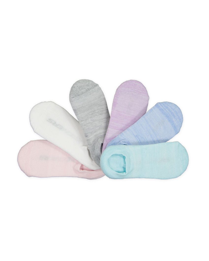 6pk Half Terry No Show Socks Skechers