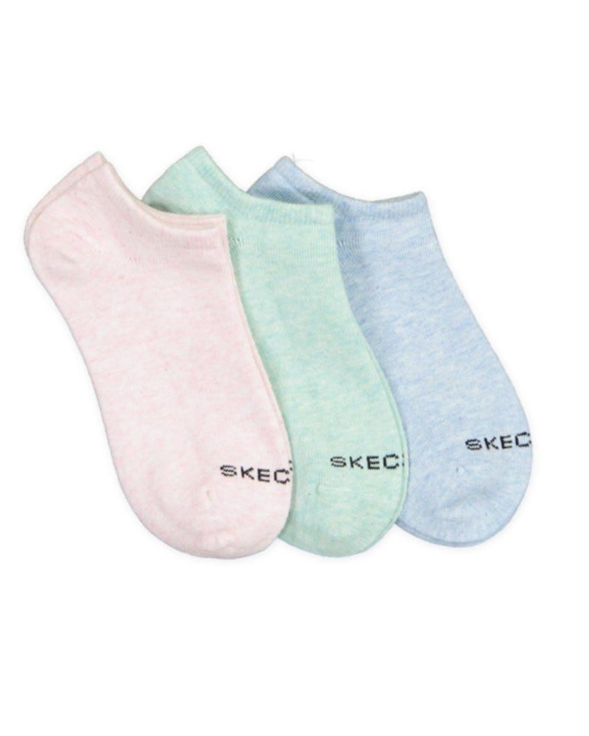 Skechers women's no show socks store