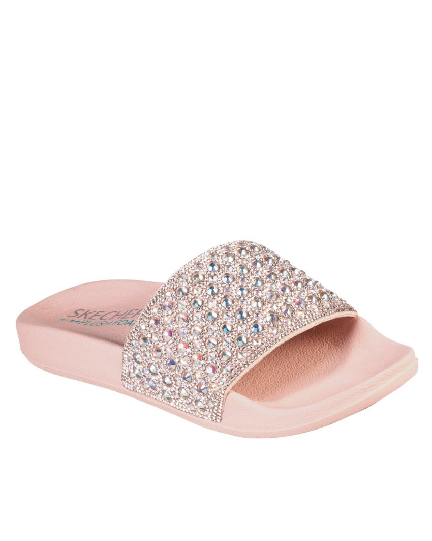 Skechers cali top beaded slider