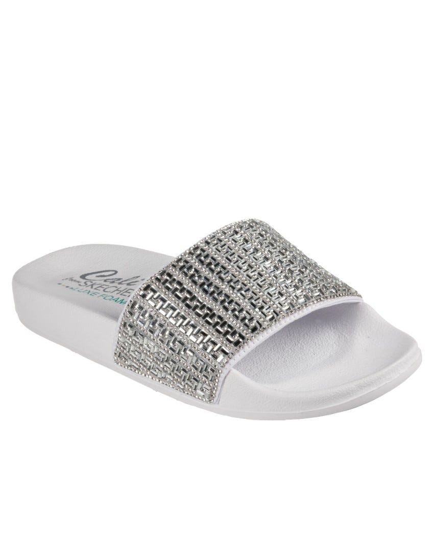 Skechers sandals with rhinestones hotsell