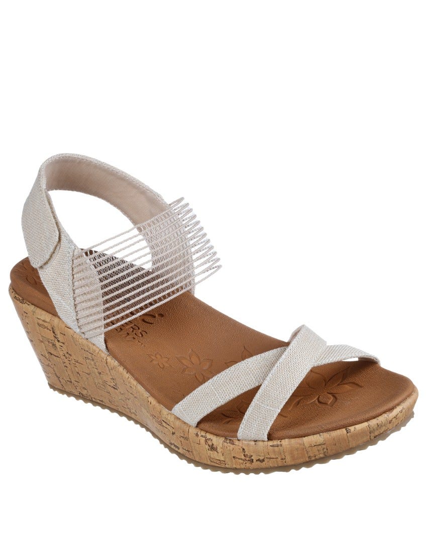Skechers cali beverlee shop high tea wedge sandal