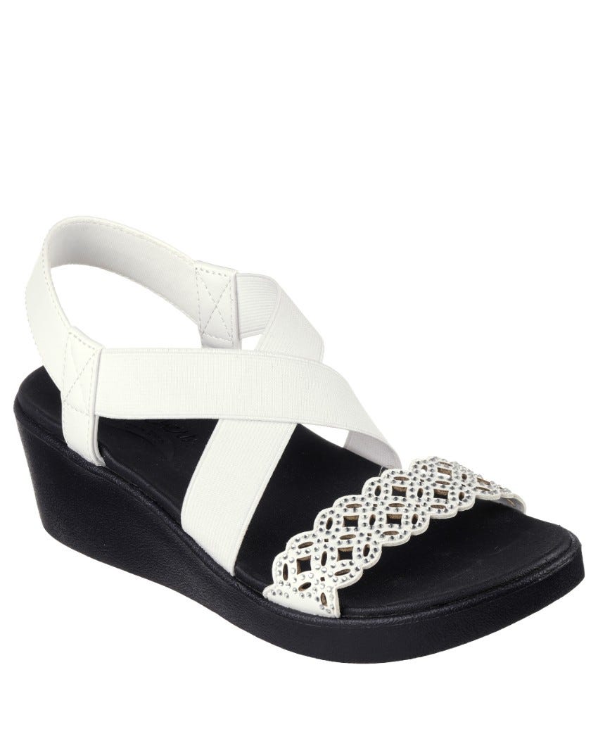 Skechers cali beaded outlet slip on wedge