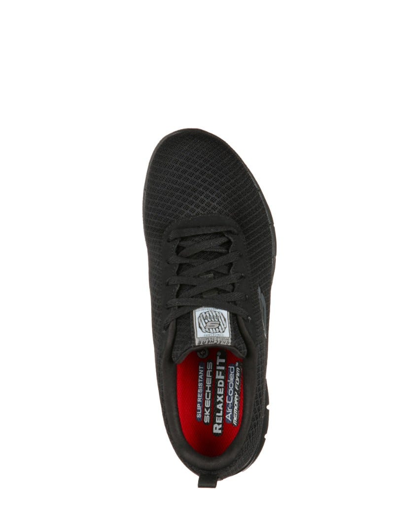 Women's skechers work 7721 bronaugh slip resistant safety shoes outlet