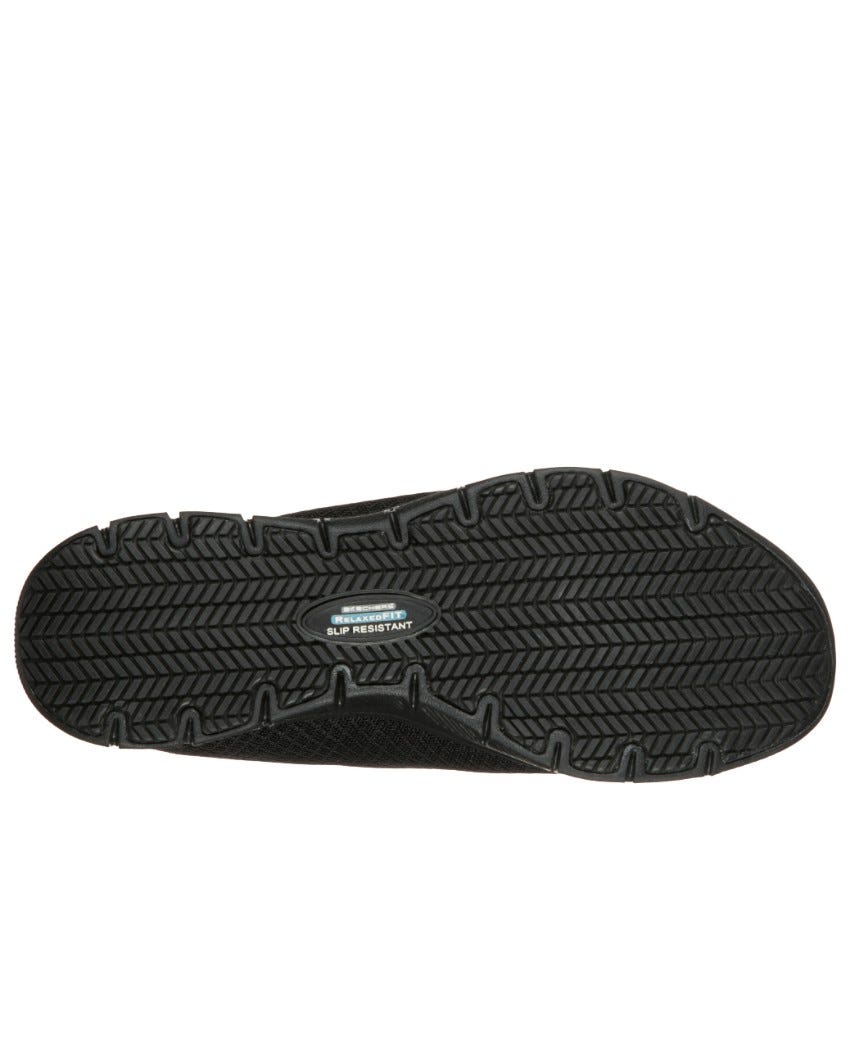 Women's skechers work 77210 bronaugh best sale slip resistant safety shoes