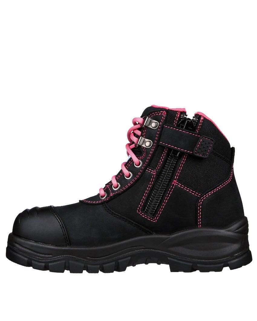 Pink work boots australia outlet