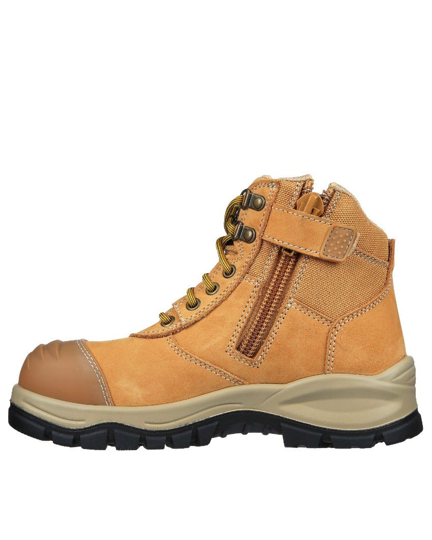 Skechers safety shoes zip hot sale