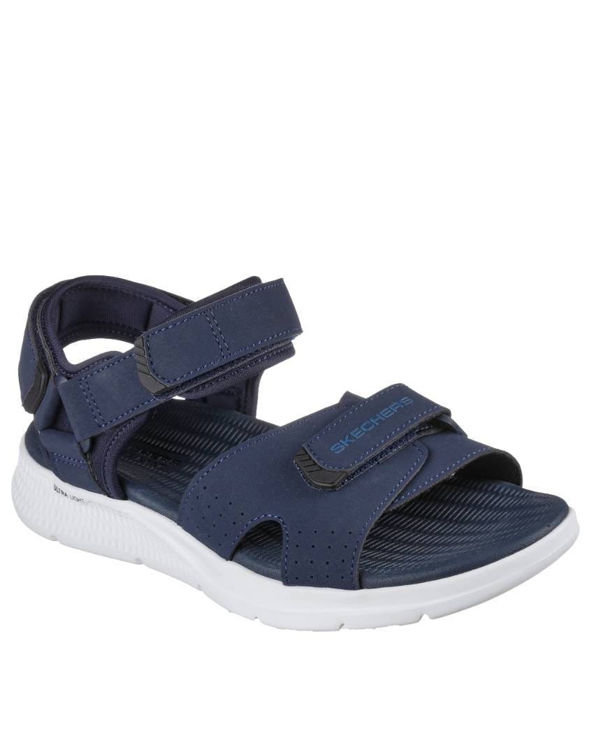 Skechers navy blue sandals discount